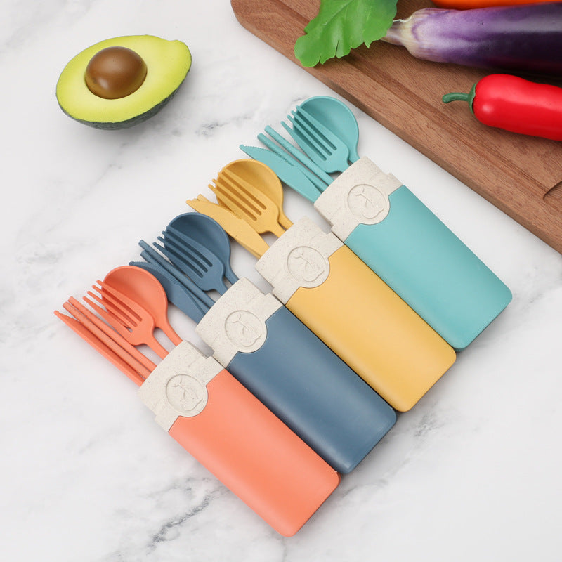 Straw Tableware Kit