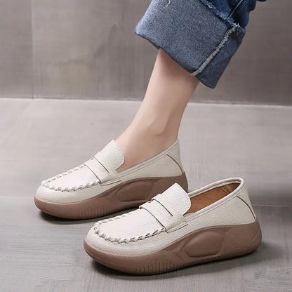 Trendy Color-Block Loafers